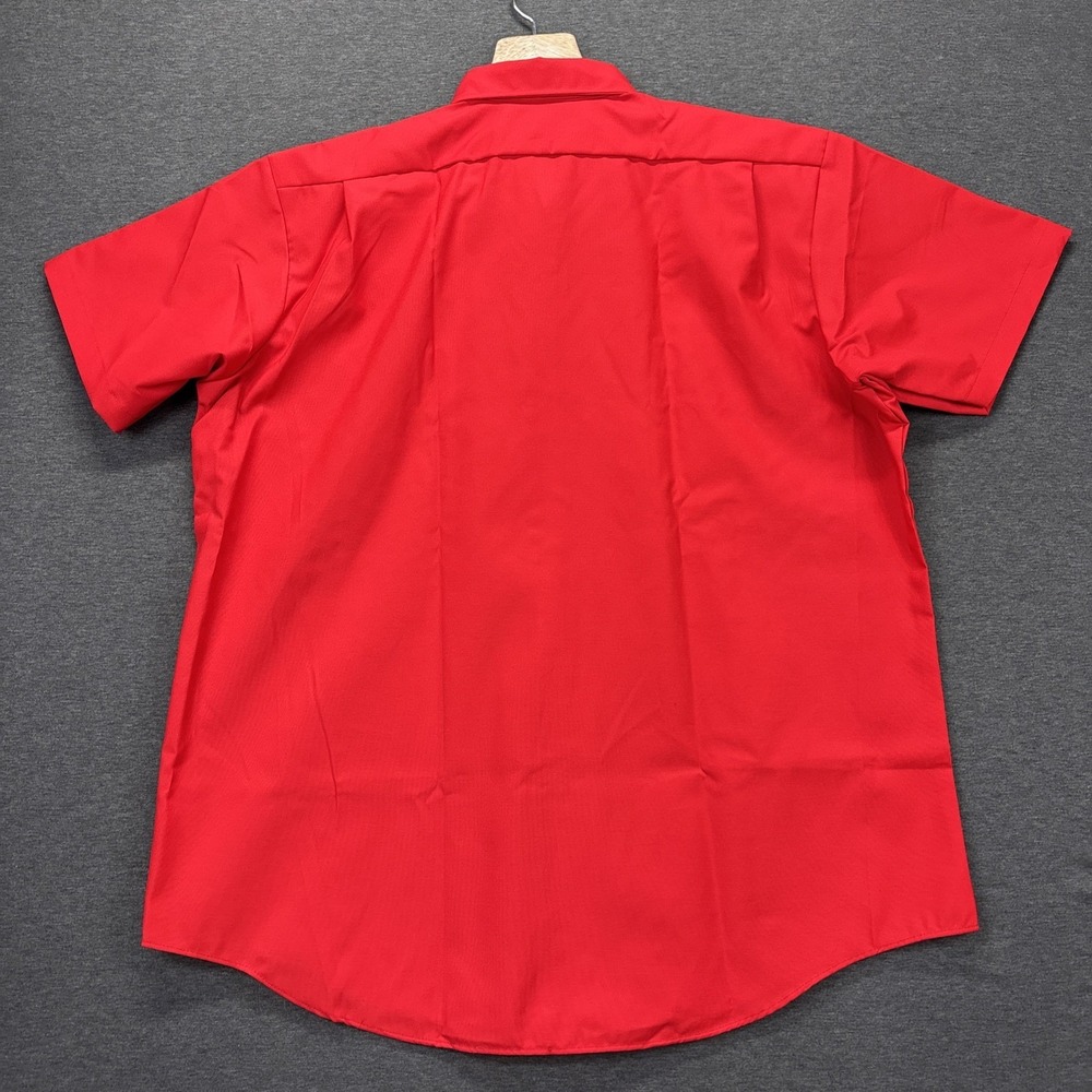 VINTAGE Red Riverside Authentic Coca Cola Shirt Mens 2XL Red Short Sleeves USA - Picture 7 of 9